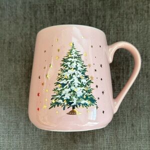 Pink Christmas Tree 16oz Mug / Coffee Cup by Peppermint & Pine